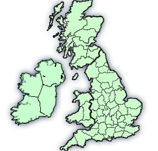 UK County Map